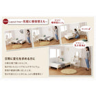 マットレスベッド ベッドパッド・シーツ 別売り シングル ショート丈 脚8cm