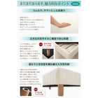 マットレスベッド ベッドパッド・シーツセット付き シングル ショート丈 脚30cm