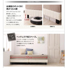 ホテルダブルクッション 脚付きマットレスボトムベッド プレミアムボンネルコイル キング