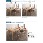 ダイニングテーブル W135-235 北欧デザイン スライド伸縮 テーブル