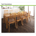 ダイニング テーブル W150-210 単品 3段階 伸縮 ハイバックチェア