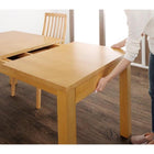 ダイニング チェア 2脚組 3段階 伸縮 ハイバックチェア