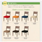 コンパクト ダイニング 3点セット(テーブル+チェア2) W100-135 100cmから伸びる エクステンション 伸縮式