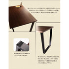 ダイニングセット 4点セット テーブル + チェア2脚 + ベンチ1脚 W120 ヴィンテージ スチール脚