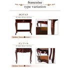 スツール 1P アンティーク調 リビングシリーズ