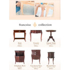 スツール 1P アンティーク調 リビングシリーズ