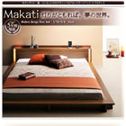 ローベッド ライト・棚・コンセント スタンダードポケットコイル クイーン(Q×1)