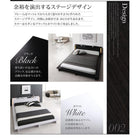 ローベッド ライト・棚・コンセント プレミアムボンネルコイル セミダブル