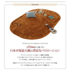 ラグ シャギーラグ 130×190(オーバル) 選べる12色×6サイズ ミックスカラー ふかふか マイクロファイバー