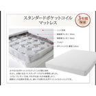 収納ベッド 棚・4口コンセント プレミアムポケットコイル セミダブル