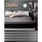 収納ベッド 棚・4口コンセント プレミアムポケットコイル セミダブル