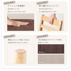 ダイニング 3点セット(テーブル+チェア2) W75ダイニング デスク マルチ使用