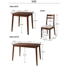 ダイニング 3点セット(テーブル+チェア2) W75ダイニング デスク マルチ使用