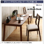ダイニング 3点セット(テーブル+チェア2) W115ダイニング デスク マルチ使用