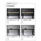 天然木天板 スチール脚 テーブル ナチュラル V字脚 W120