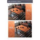 こたつテーブル 長方形 75×105cm 天然木アルダー材ヘリンボーン柄