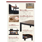 こたつテーブル単品 長方形(75×105cm) 古木風