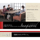 こたつテーブル 単品 4尺長方形(80×120cm) 継脚で高さを四段階 古木風ヴィンテージ