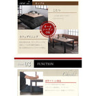 こたつテーブル 単品 4尺長方形(80×120cm) 継脚で高さを四段階 古木風ヴィンテージ