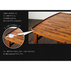 ダイニングテーブル 単品 W120天然木 モダンデザイン