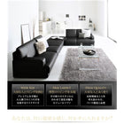 コーナーカウチ ソファ&オットマンセット 幅210cm