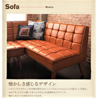 ダイニング4点セット(テーブル+ソファ1脚+アームソファ1脚+ベンチ1脚) 左アーム W120 ヴィンテージ