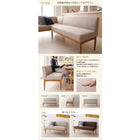 ダイニングセット 6人 5点セット テーブル+ソファ1脚+アームソファ1脚+ベンチ1脚+スツール1脚 左アーム W150