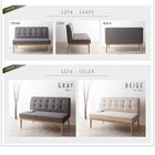 ダイニングセット 3人 3点セット テーブル+ソファ1脚+アームソファ1脚 左アーム W120 モダンデザイン