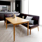 ダイニング 3点セット テーブル+ソファ1脚+アームソファ1脚 左アーム W120