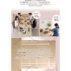 ダイニング ベンチ別売りカバー 2人掛け 広がる 伸長式 エクステンションテーブル