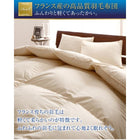 羽毛布団 フランス産ダックダウン90% ベッドタイプ セミダブル8点セット エクセルゴールドラベル 洗える