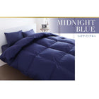 洗える羽毛布団8点セット セミダブル フランス産ダックダウンエクセルゴールド 洗える 硬わた入り極厚ボリュームタイプ