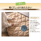 こたつ用掛布団 単品 正方形(90×90cm)天板対応 洗える 多機能こたつ布団