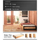 すのこベッド ベッドフレームのみ マットレス無し シングル ヴィンテージデザイン OSB