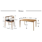 ダイニングセット 人気 北欧 おしゃれ 3点セット(テーブル+チェア2脚) W150 天然木オーク 無垢材