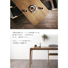 ダイニングベンチ 2人掛け 天然木 オーク 無垢材 北欧