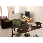 ダイニングベンチ 2人掛け 天然木 半円テーブル