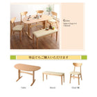 ダイニングチェア 1 天然木 半円テーブル