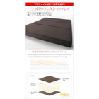 収納ベッド ベッドフレームのみ マットレス無し ダブル 棚・コンセント