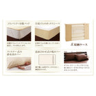 羽毛布団8点セット 和タイプ セミダブル 日本製 防カビ消臭 ダックダウン ニューゴールドラベル