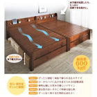 すのこファミリーベッド フランスベッド マルチラススーパースプリング ワイドK200