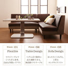 ダイニングテーブル単品 W120 リフトテーブル