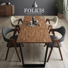 ダイニングセット古木風×スチール脚 ダイニング5点セット(テーブル+チェア4脚) WBR 幅150