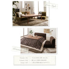 こたつ ダイニングダイニングこたつテーブル W75 こたつもソファも高さ調節