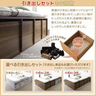 布団ベッド 収納 大容量 セミダブル 薄型プレミアムポケットコイル 引き出しなし ハイタイプ