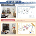 キャビネット ハイタイプコーナーテレビ台 用