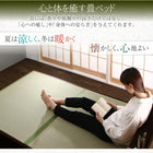 跳ね上げ畳ベッド 中国産畳 セミダブル 深さラージ組立設置付 日本製 ガス圧式