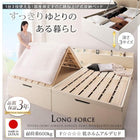 大容量収納ベッド セミダブル 深さグランド 国産 すのこ 跳ね上げ式