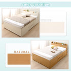 チェストベッド 国産 引き出し 薄型プレミアムボンネルコイル セミダブル