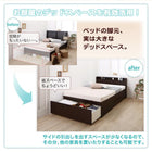 チェストベッド 国産 組立設置付 引き出し 薄型プレミアムボンネルコイル セミダブル